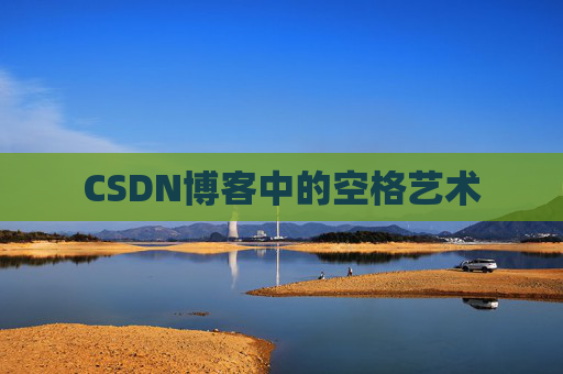 CSDN博客中的空格艺术